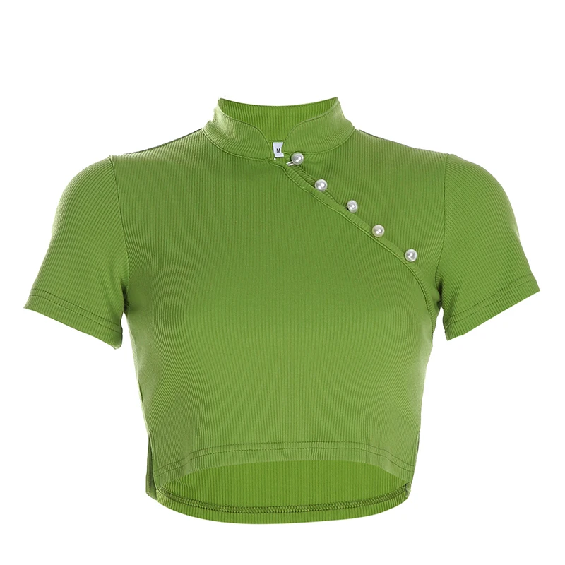 Новые пикантные Kintted Винтажная Футболка для женщин Повседневная обувь в