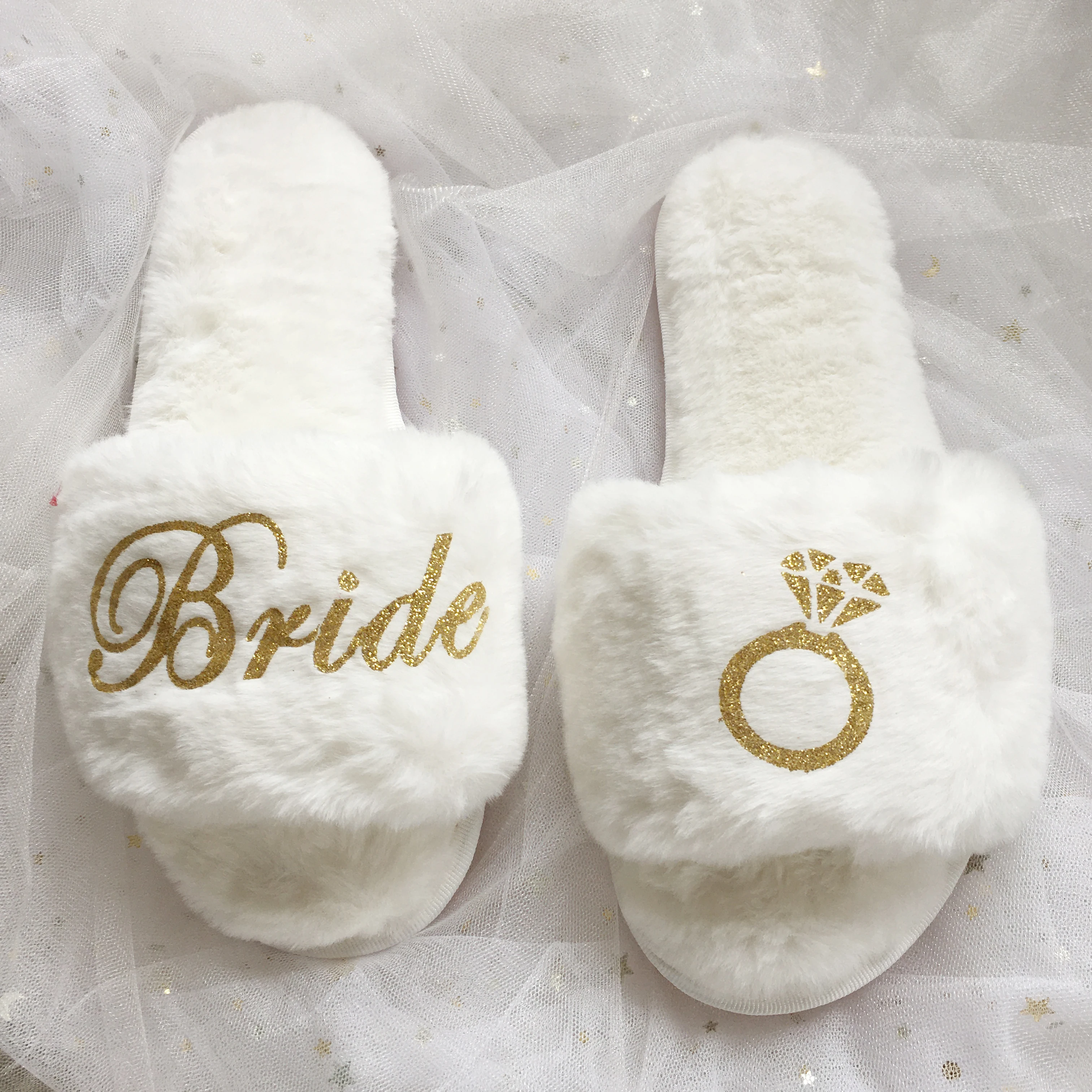 

Customized Bridesmaid Groomsman gift Team bride to be Groom Squad slippers birthday gifts for girlfriend wedding party guests