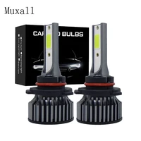 muxall 2pcs mini led car headlight h7 h4 bulb h8 h1 h3 h11 hb3 9005 hb4 9006 880 881 auto lamps fog lights ice blue white yellow