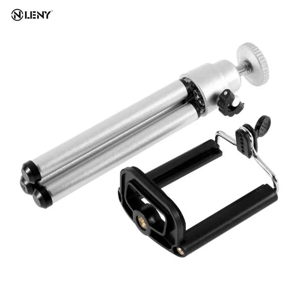 

Portable Compact 360 Rotatable Super Lightweight Universal Mini Stand Tripod Mount + Mobile Phone Holder for iPhone