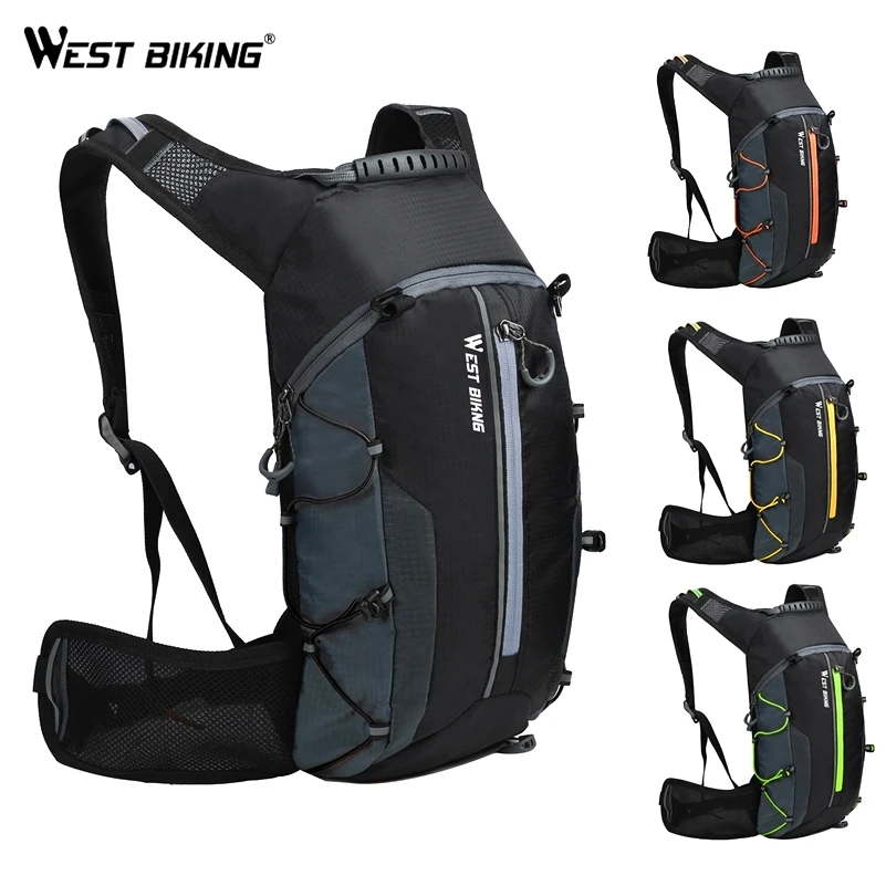 WEST BIKING сумка для велоспорта, ультралегкий спортивный рюкзак для активного отдыха, велосипедный рюкзак для пешего туризма, альпинизма, путешествий, 10л, сумки для багажа
