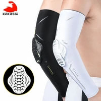 kokossi 1pcs gym sport basketball elbow protector shooting anti collision arm sleeve warmer breathable elbow pad support safety