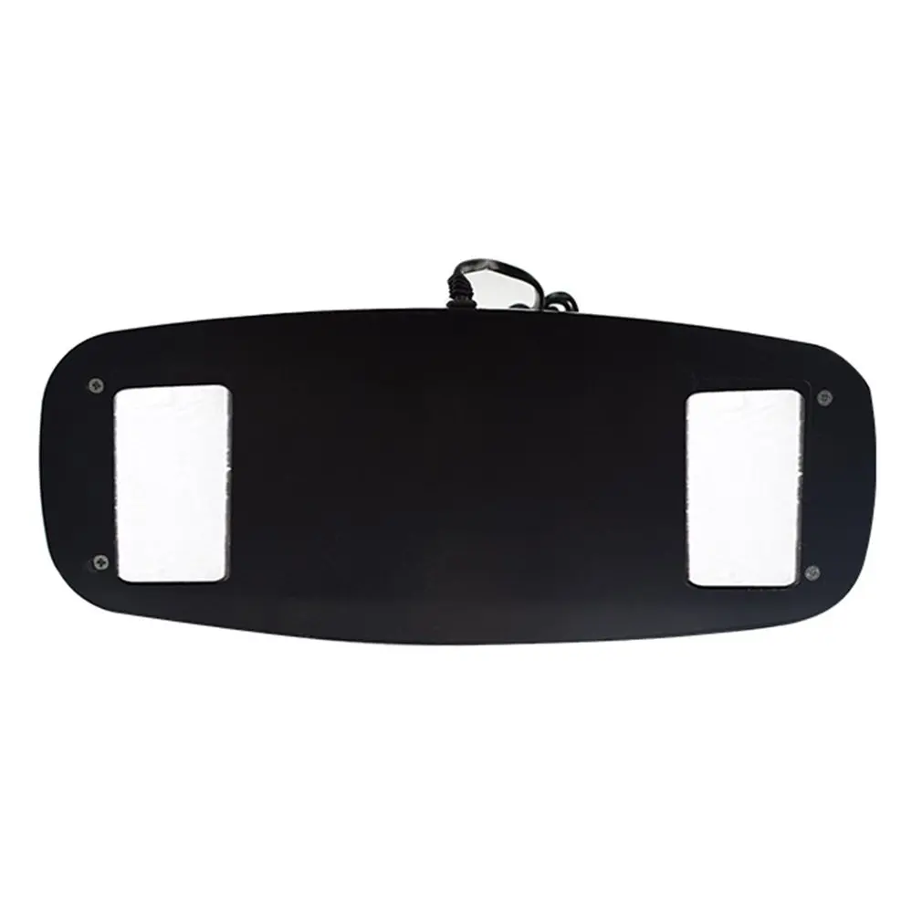 Большой вентилятор с двойной головкой автомобильный для автомобиля пластиковый