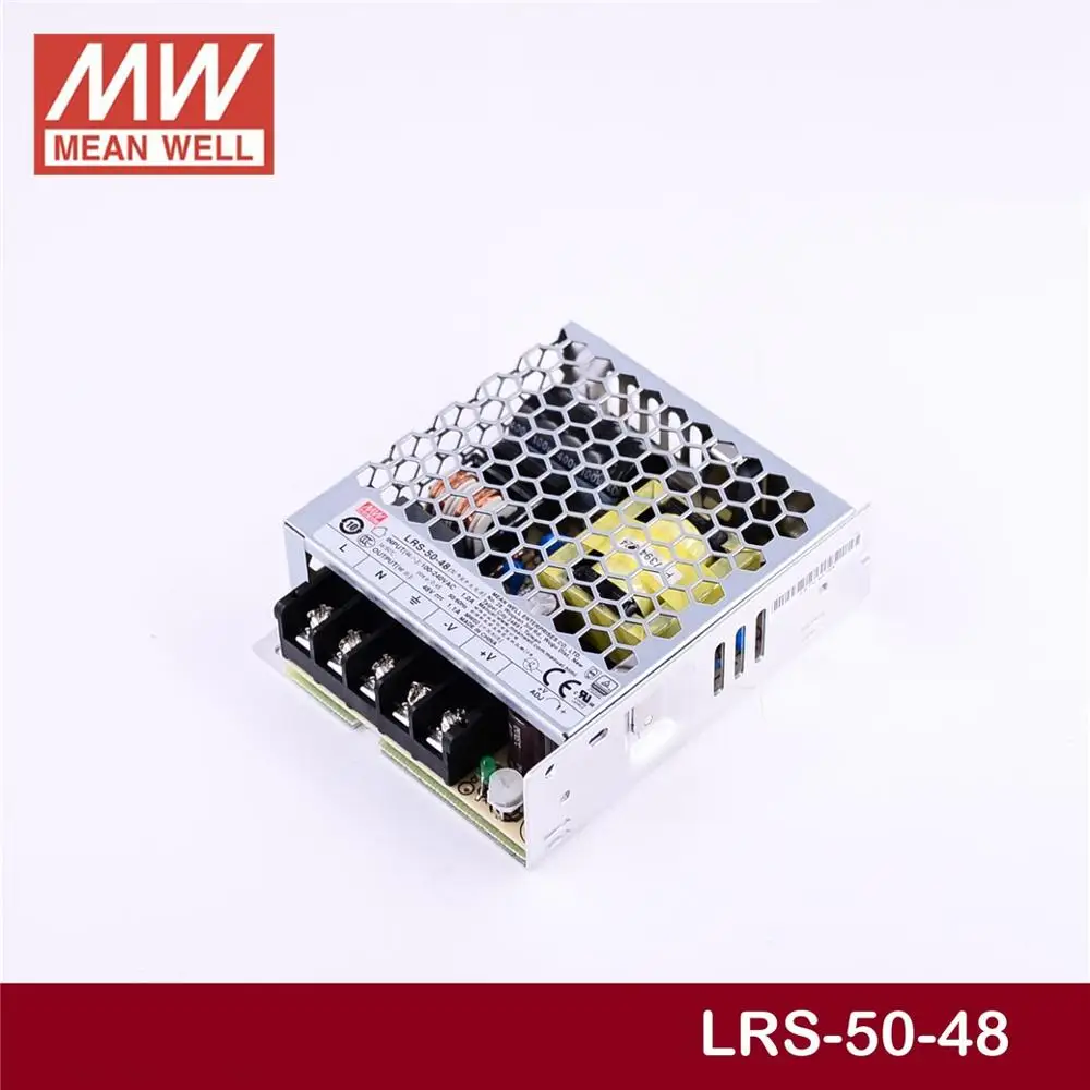 

kindly MEAN WELL 6Pack LRS-50-48 48V 1.1A meanwell LRS-50 48V 52.8W Single Output Switching Power Supply