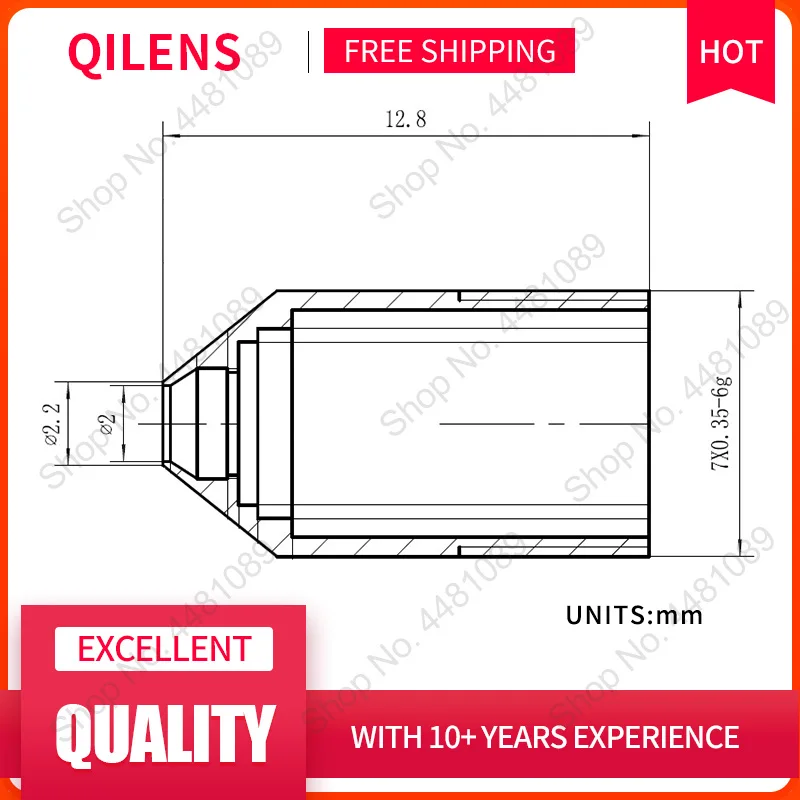 QILENS 3 Мегапикселя HD M7 * 0 35 крепление FL 12 мм плата объектива для видеонаблюдения IP