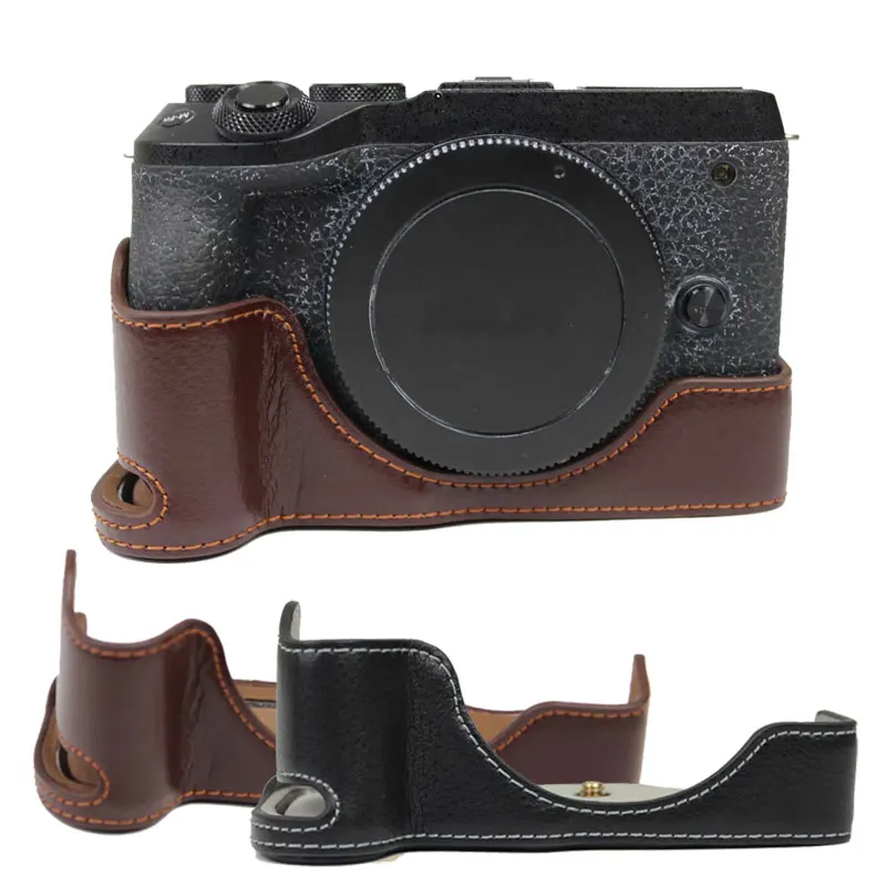 Чехол из натуральной кожи для камеры Canon EOS M6 II EOSM6 Mark M6II | Электроника
