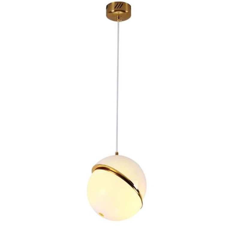 Скандинавский современный креативный белый Глобус акриловый светодиодный