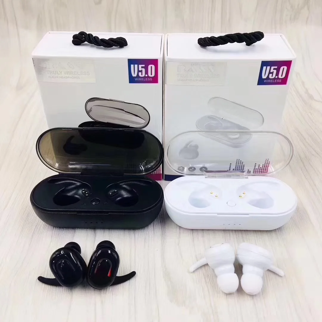 TWS-1 Bluetooth V5.0 Earbuds Dual Ear Stereo Mini Wireless Sports Earphone In-Ear Touch Control Running True Wireless vs i12 i9s