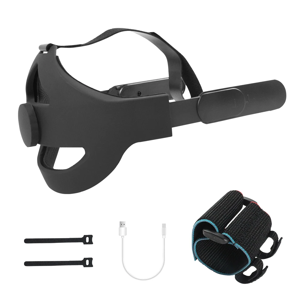 

Регулируемый ремешок для головы, фиксированный ремень, поддержка игр, зарядный кабель, портативный, прочный, дышащий, простой в установке, п...