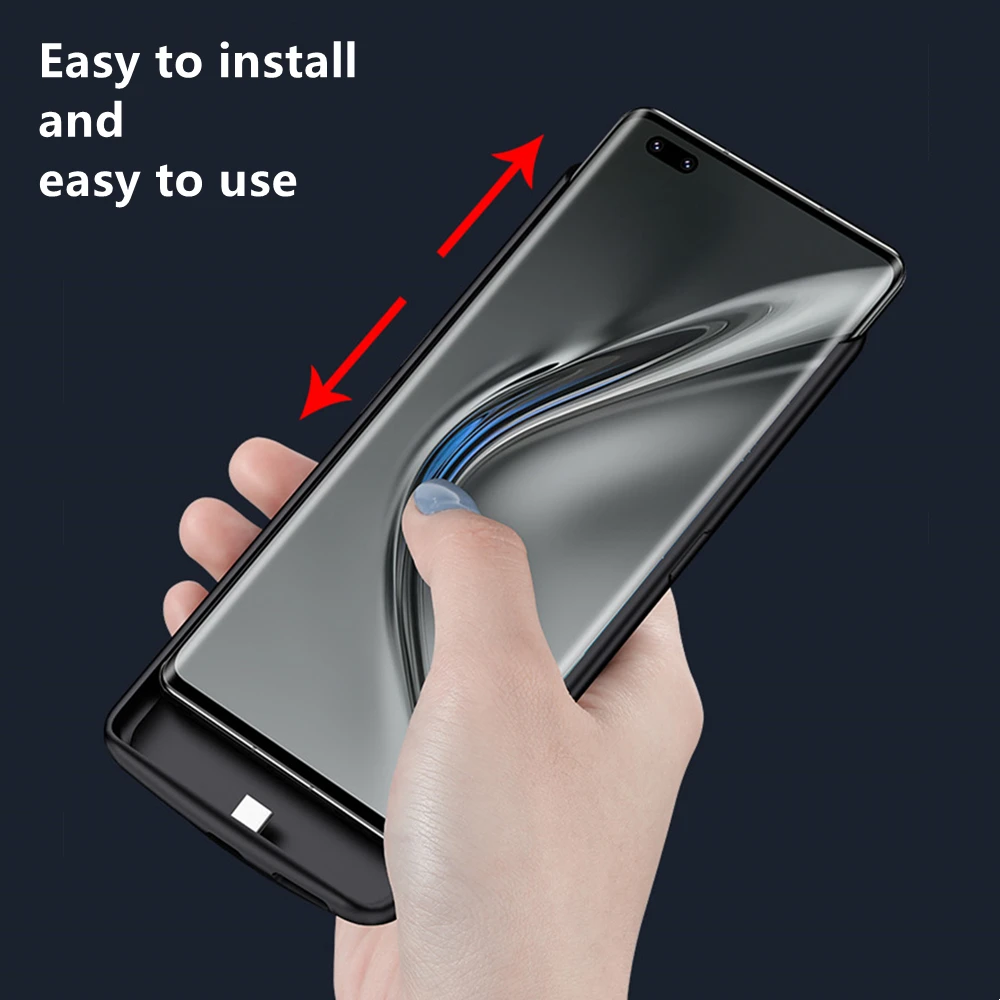 Чехлы с зарядным устройством для аккумуляторов 6800 мАч Huawei Honor V40 Тонкий