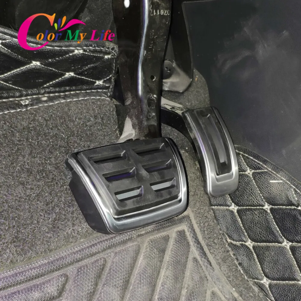 Цвет моя жизнь из нержавеющей стали педали для автомобиля педаль топливного