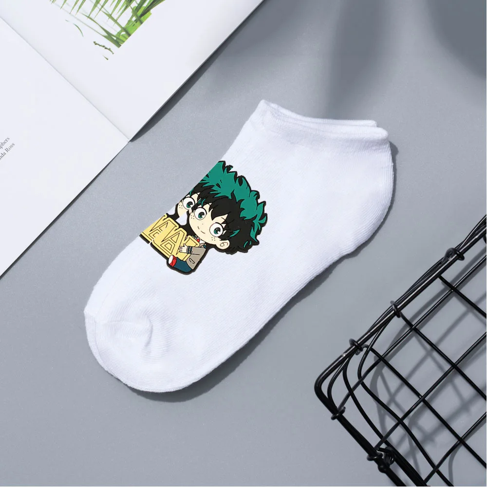 Оригинальные носки моя геройская Академия Bakugou Katsuki может Todoroki Shoto Midoriya Izuku