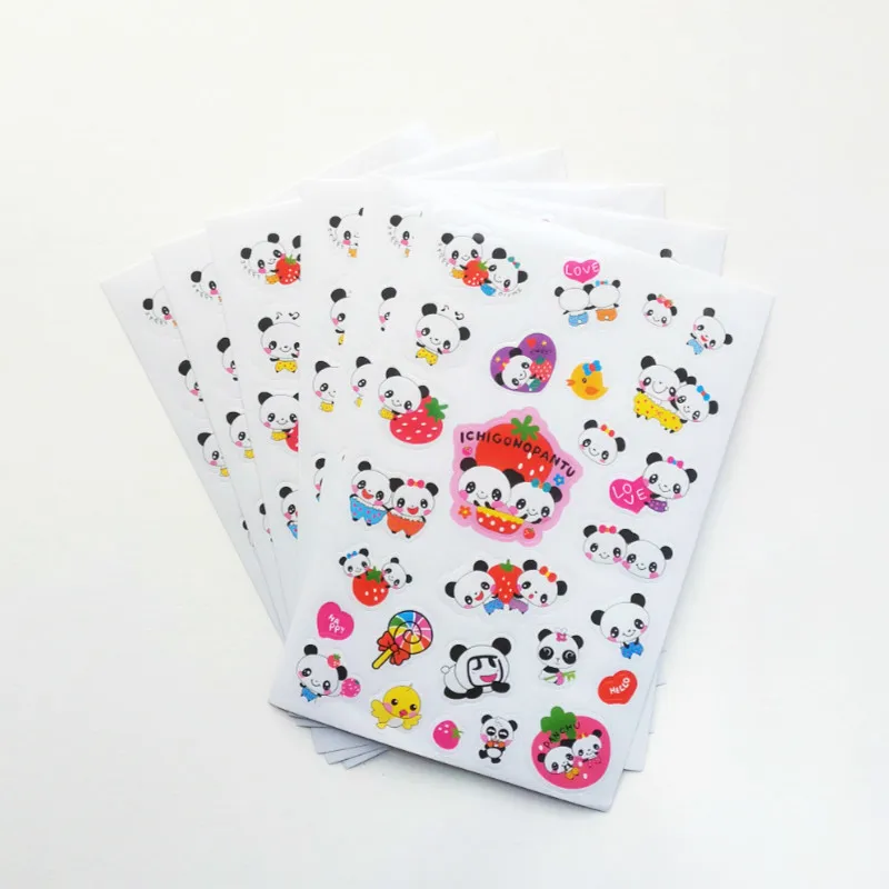 

6pcs Lovely pandas paper sticker Organizer Calendar Diary Book Planner Scrapbook Decoration Diary Sticker papeleria