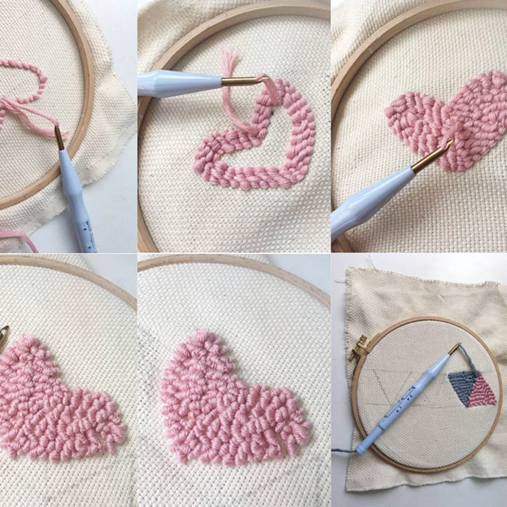 Новая ручка для вышивания регулируемая игла домашний инструмент