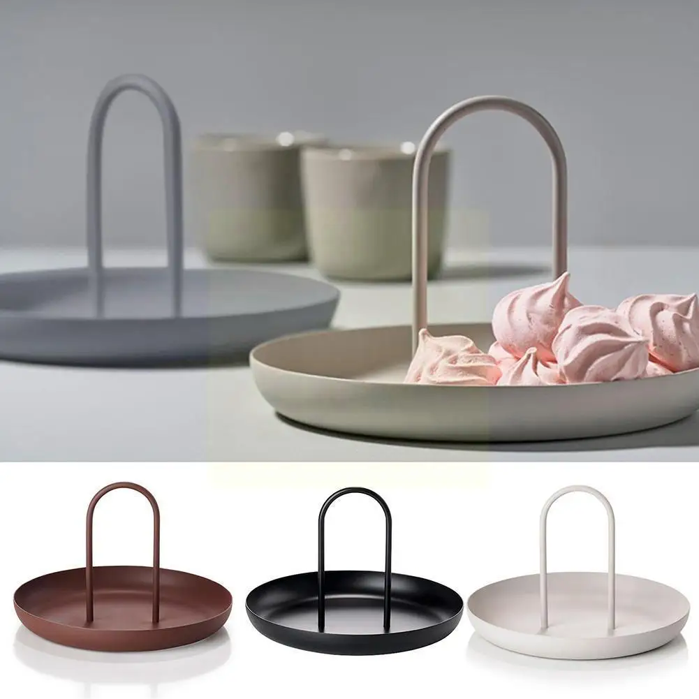 Пластиковый круглый поднос для ювелирных изделий в скандинавском стиле лотки