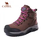 Женские высокие походные ботинки CAMEL, прочные нескользящие теплые походные ботинки для скалолазания, военные тактические ботинки