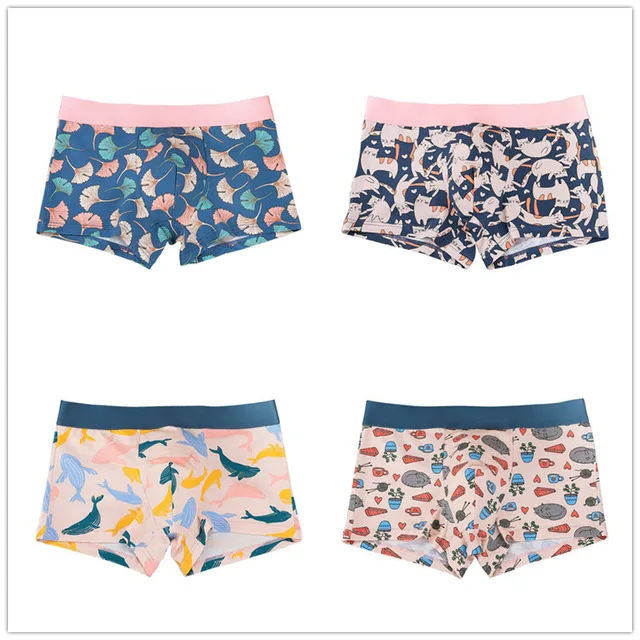 

Men Underwear Boxers Brand Men Boxer Shorts Modal Sexy Cueca Boxer Mens Cartoon Printed Underwear Comfortable Male Underpants