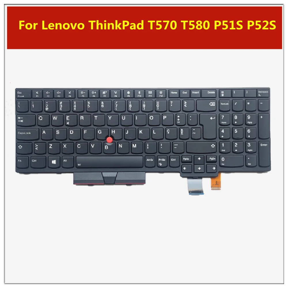 New original For Lenovo ThinkPad T570 T580 P51S P52S notebook keyboard replacement with backlight