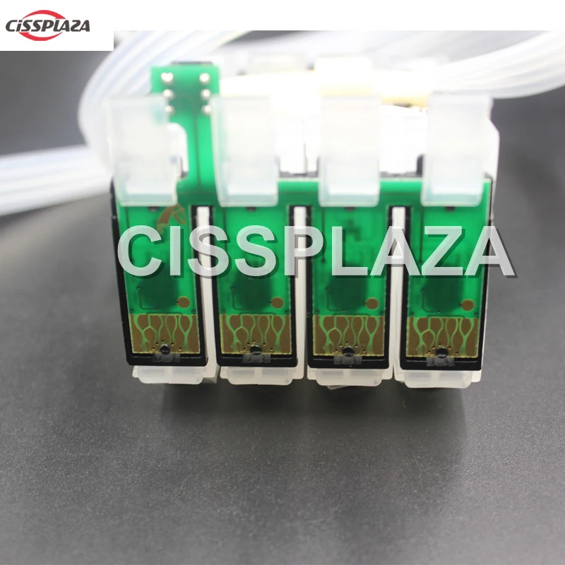CISSPLAZA T2711 27XL СНПЧ совместим с Epson WorkForce WF-7715 WF-7710 WF-7210 WF-7720 WF-7110 WF-7610 принтера