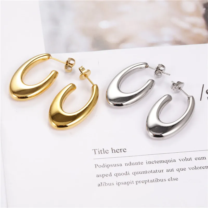 Женские серьги-подвески OUFEI серьги из нержавеющей стали ювелирные изделия для