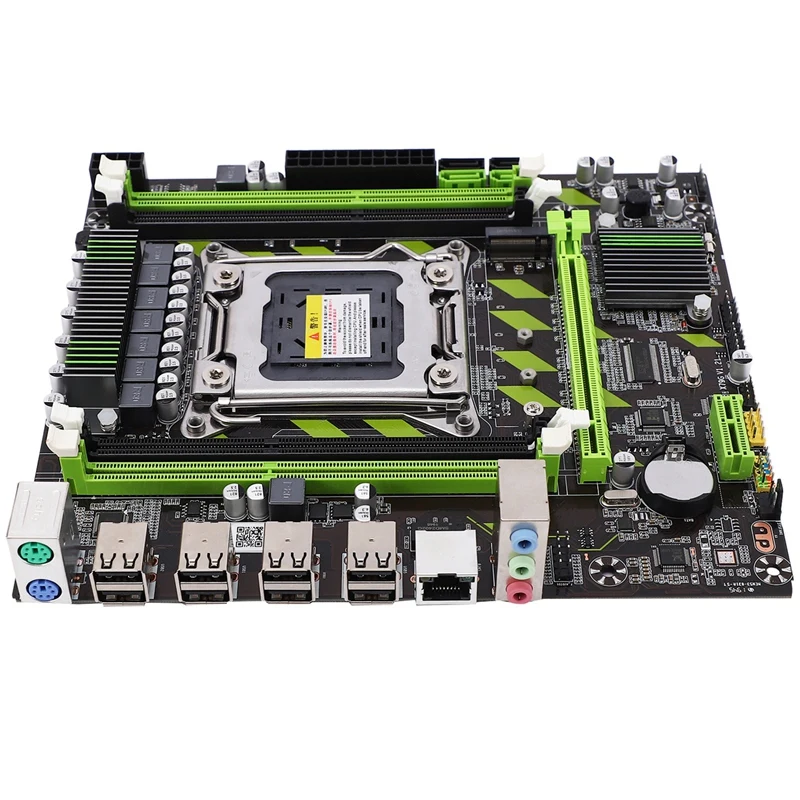 Материнская плата X79 LGA 2011 4 x DDR3 двухканальная память 64 ГБ SATA 3 0 PCI-E 8 USB для