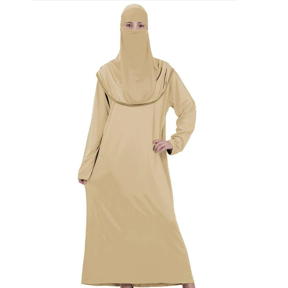 Burqa Khimar Muslim Hijab Abaya Islamic Niqab Nikab Burka Veil Prayer Set Kaftan Women Arab Robe Jilbab Clothing Ramadan | Тематическая