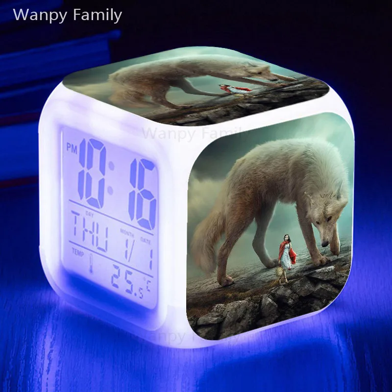 Часы Будильник с подсветкой 7 цветов|Будильники| |