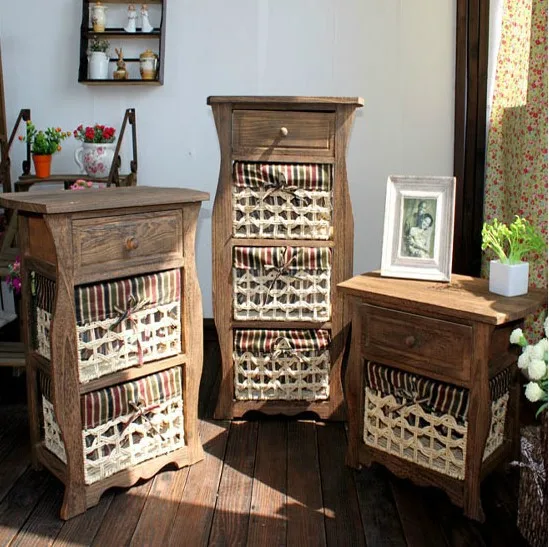 Креативный дом в американском стиле шкаф для хранения из твердой древесины