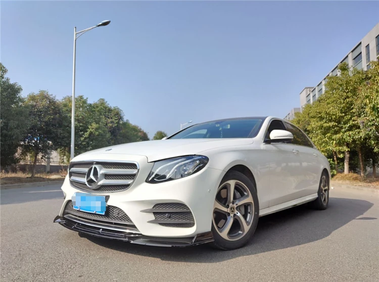 Для Mercedes Benz W213 E300 E200 2016 2019 передний бампер диффузор протектор комплект для