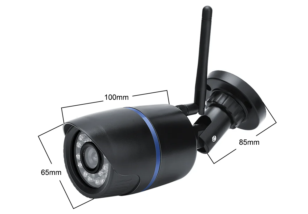 USAFEQLO аудио запись HD 1080P Wifi IP камера P2P 1080P CCTV видеонаблюдения с Micro SD/TF слотом для карт iCsee водонепроницаемый