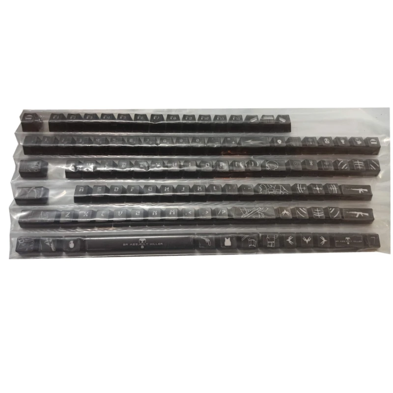 

Колпачки для клавиш подсветки OEM RGB 104 для механической клавиатуры cherry MX Switch