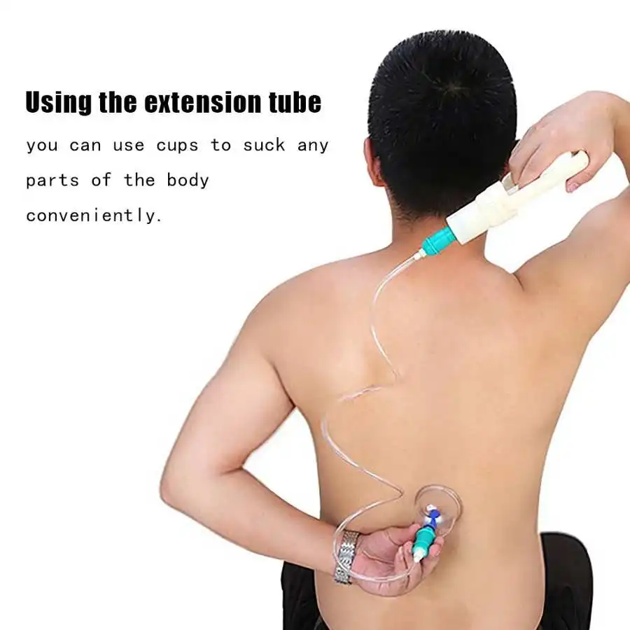 Набор китайских вакуумных банок комплект из 24 с присосками для массажа против