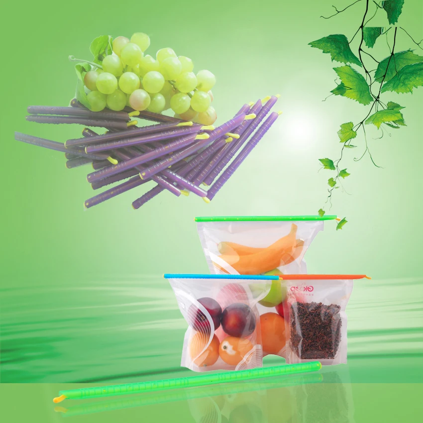 Хорошая блокировка, волшебное уплотнение, палочка, сумка для хранения продуктов, зажим, Viariety, семейная упаковка, 4 шт., полипропиленовый материал, холодильные инструменты и замок оборудования