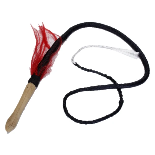 Черная Плетеная кожаная плетёная плетка | Спорт и развлечения