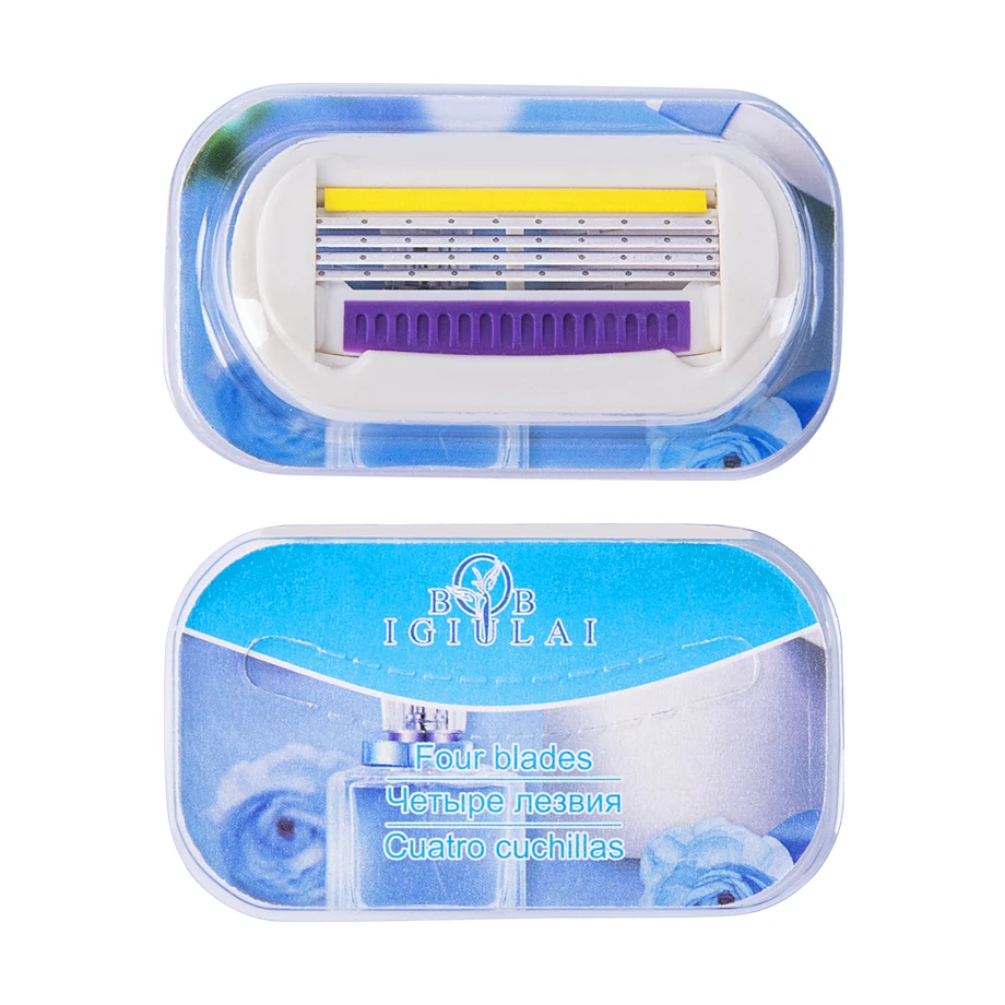 

IGUETTA2021 New Ladies Manual Blade Shaving Knife for Whole Body Trimmer To Leg Hair and Private Parts Ladies Shaving Knife