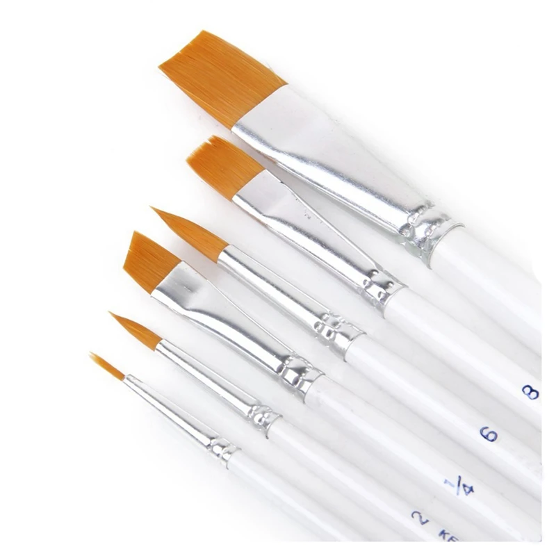 

6 pieces Watercolor oil Paint brush Multi-function Paint brush Art and painting supplies Paint Brushes Brushes for Watercolor an