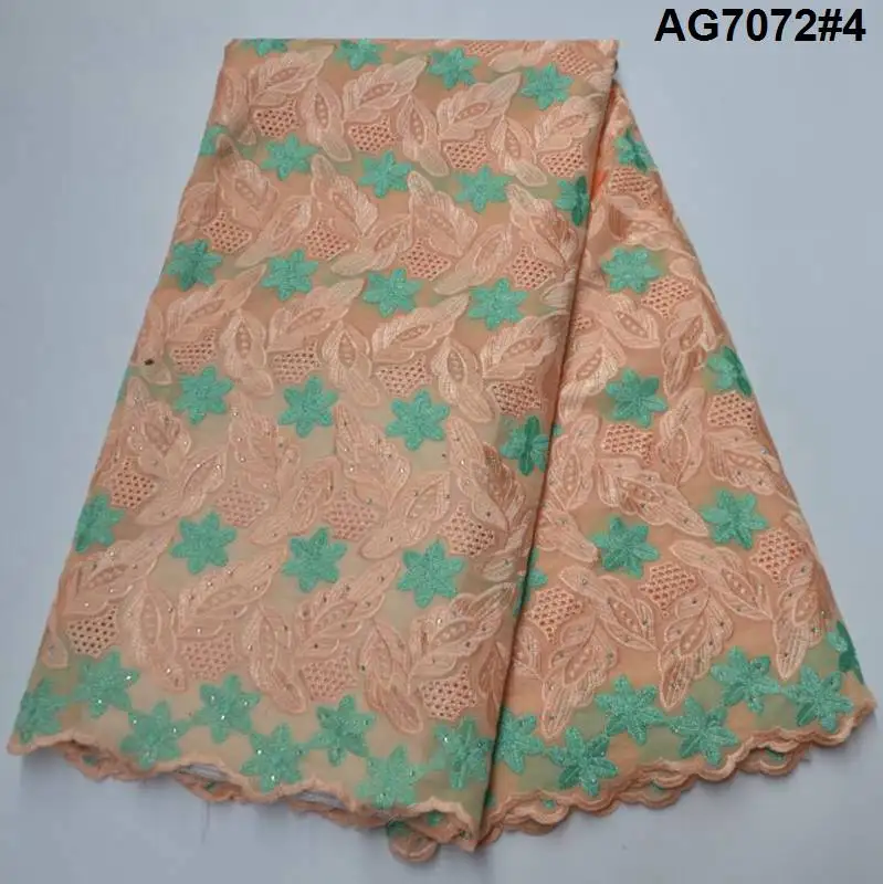 

High Quality Nigerian French Lace Cotton Lace for Party Embroidery Swiss Voile Lace in Switzerland Wedding SW191211