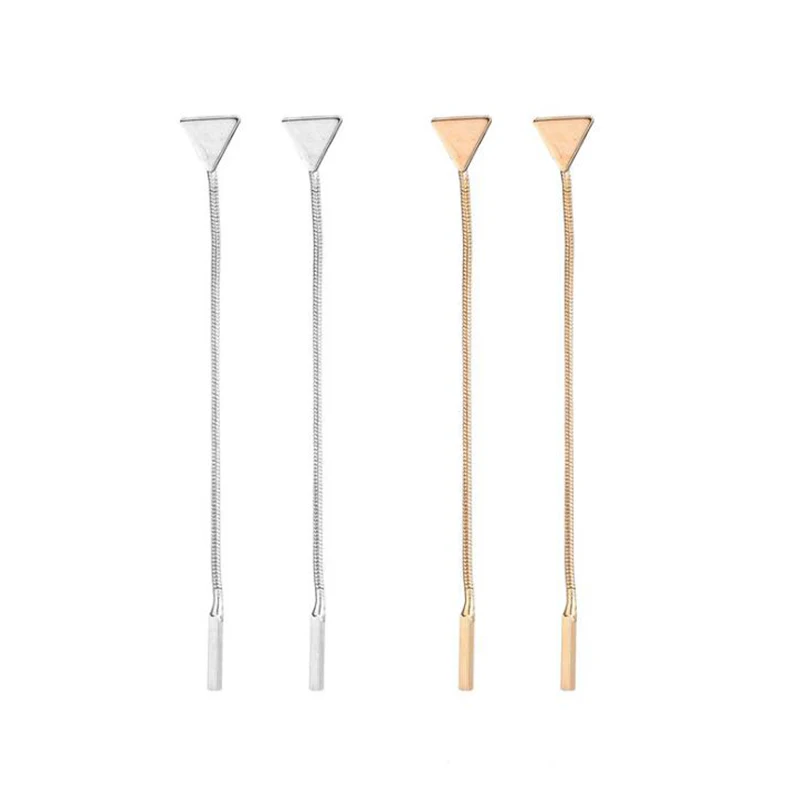 

Fashion New Korean Style Elegant and Exquisite Long Tassel Earrings Zircon Ear Clip For Women Party Wedding Birthday Gift 2021