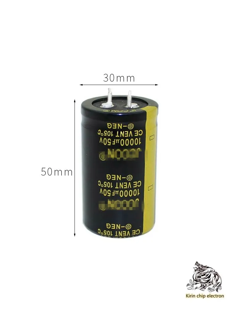 

5pcs/lot 50v10000uf JCCON audio amplifier audio horn aluminum electrolytic capacitor specification 30x50