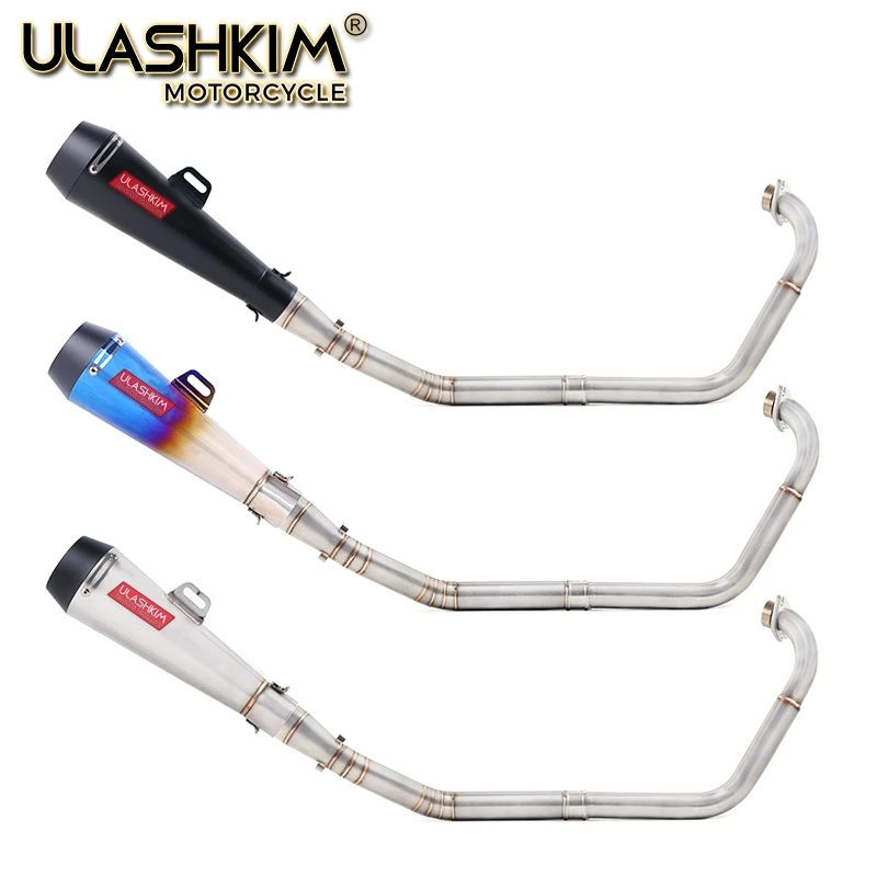 Мотоцикл Полная выхлопная система Escape Модифицированная средняя звеньевая труба
