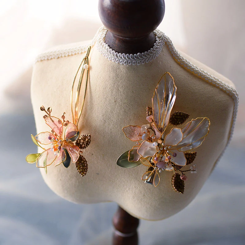 Заколки для волос с кристаллами женщин заколки ручной работы невесты свадебного