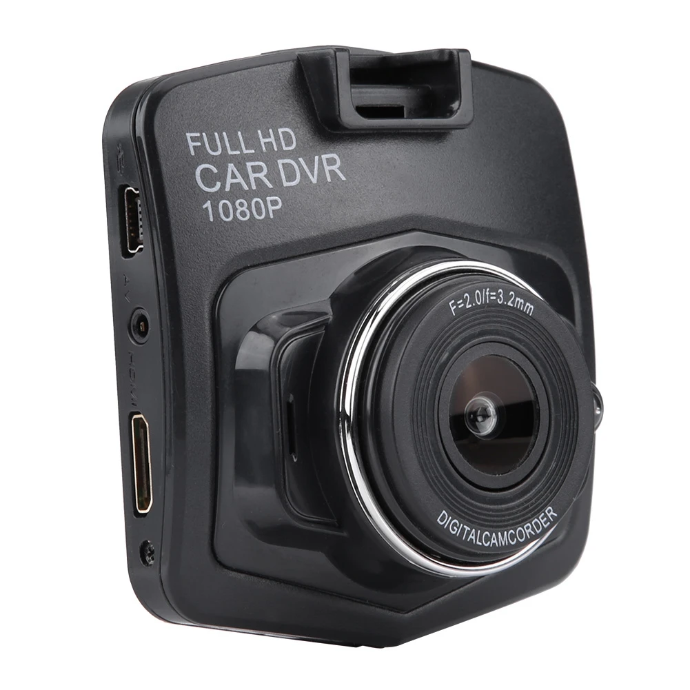 

1080P HD Car DVR Anti Shaking G-Sensor Motion Detection Driving Recorder Anti-Shake Ultra-Thin Car Recorder (Black)