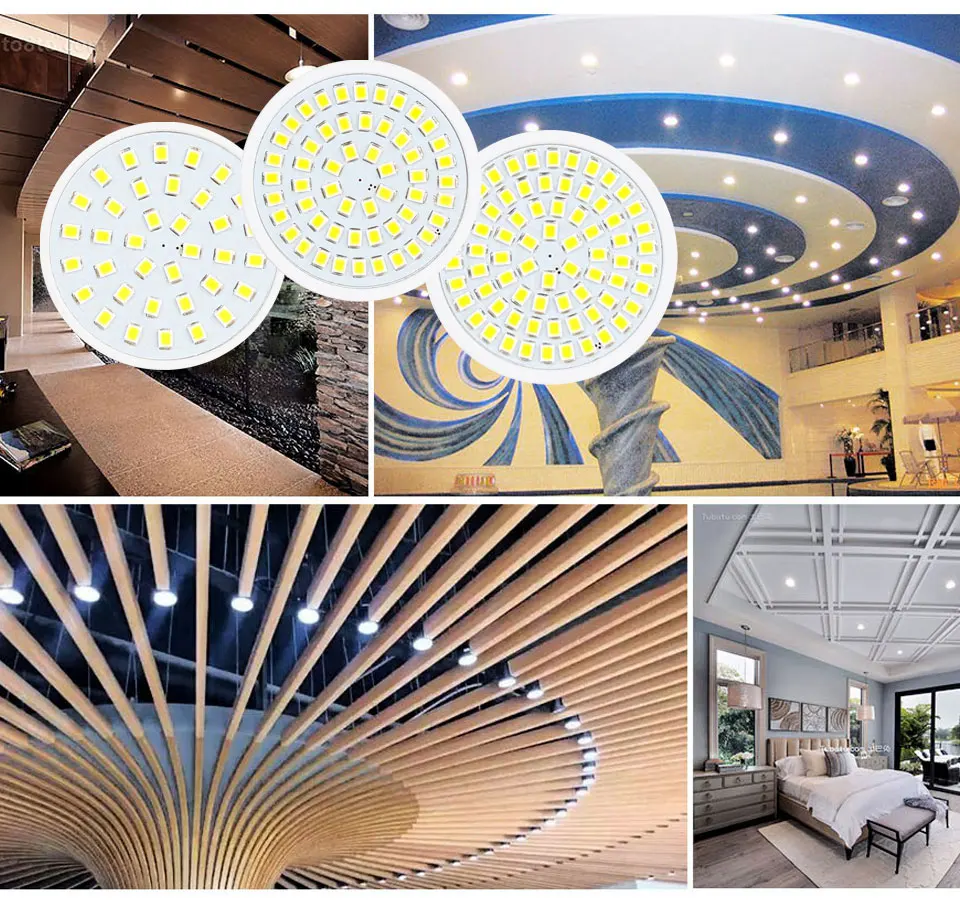 

GU10 LED Spotlight Bulbs 110V 220V 2835 SMD 4W 6W 8W 36 54 72LEDs Cold Warm Neutral White GU 10 Base Lamp 12V 24V For Home Decor