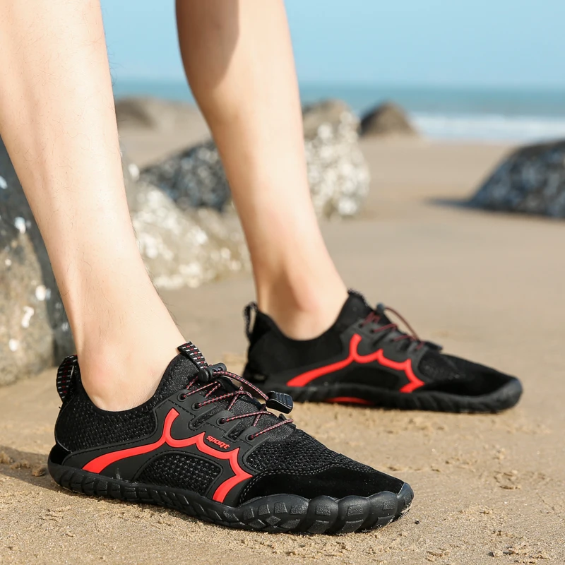 Wear-resistant Trekking Shoes Non-slip Quick Dry Water Shoes Shockproof Jogging Sneakers Upstream Outdoor Climbing Hiking Shoes