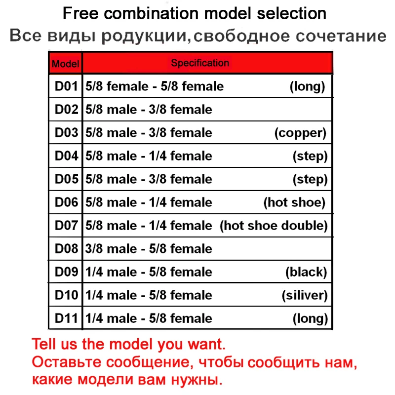 

5/8 to 1/4 mic stand mount screw adapter for camera,camcorder,recorder,gimbal,tripod head,ring light,modifier.