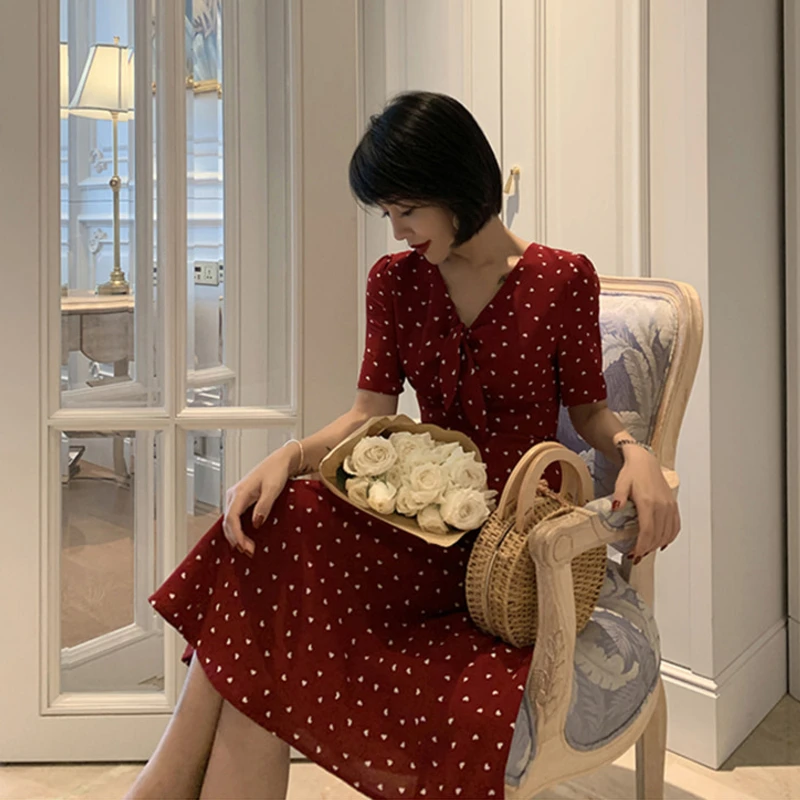 Женское винтажное облегающее платье миди Элегантное повседневное пляжное с