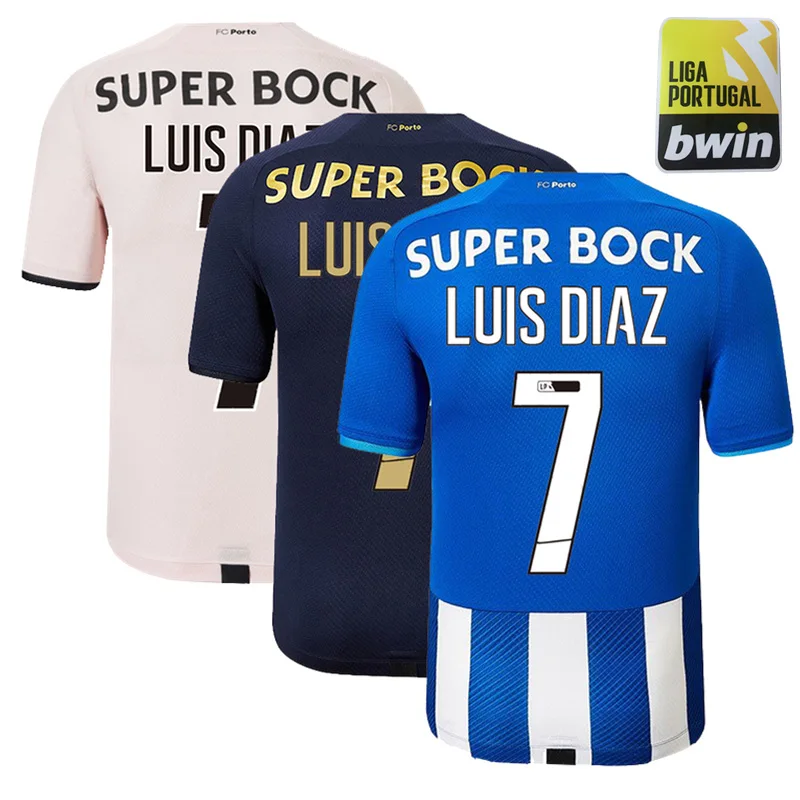 

21 22 Camisetas De Futbol FC Porto Jersey PEPE MOUSSA 2021 2022 LUIS DIAZ SERGIO MATEUS Home Away FCP Football Shirts
