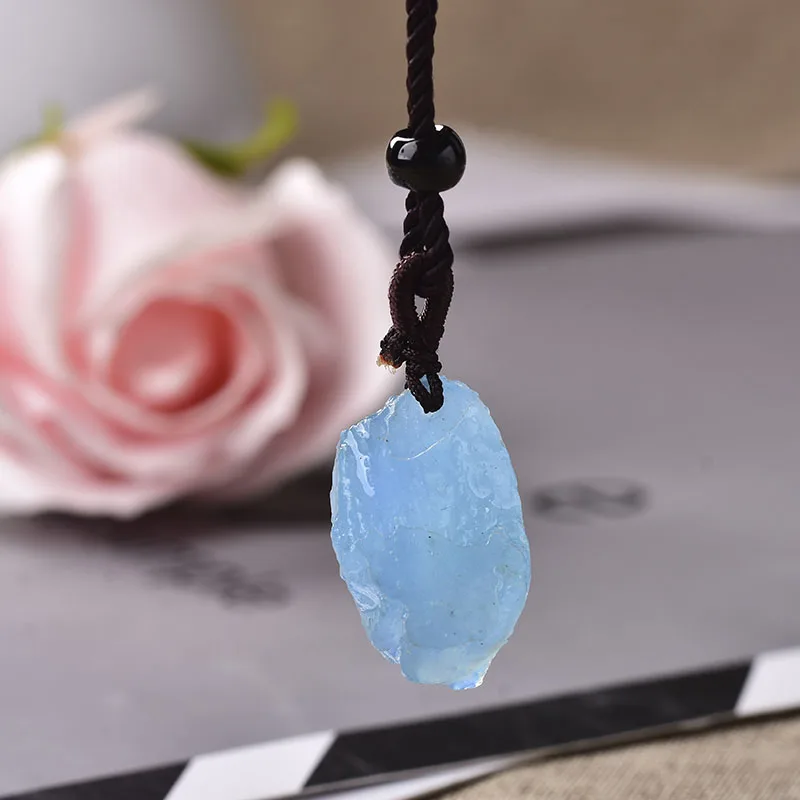 

Натуральный аквамарин подвеска Harmonious Crystalloid