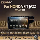 Tiebro 2DIN Android 10 стерео Bluetooth плеер автомобильное радио для HONDA FIT JAZZ 2014-2020 Автомобильный GPS-навигатор видео Carplay DSP без DVD