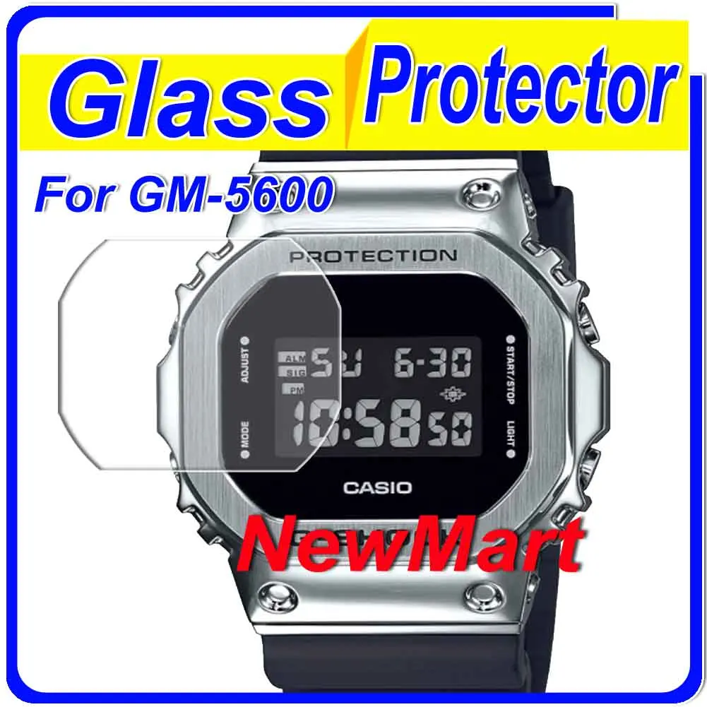 

3Pcs Glass For GM-5600 DW-5610 GMW-B5000 GBX-100 GW-5035 GWX-5600 DW-5600 DW-5635 GW-B5600 GW-5000 Tempered Protector For Casio